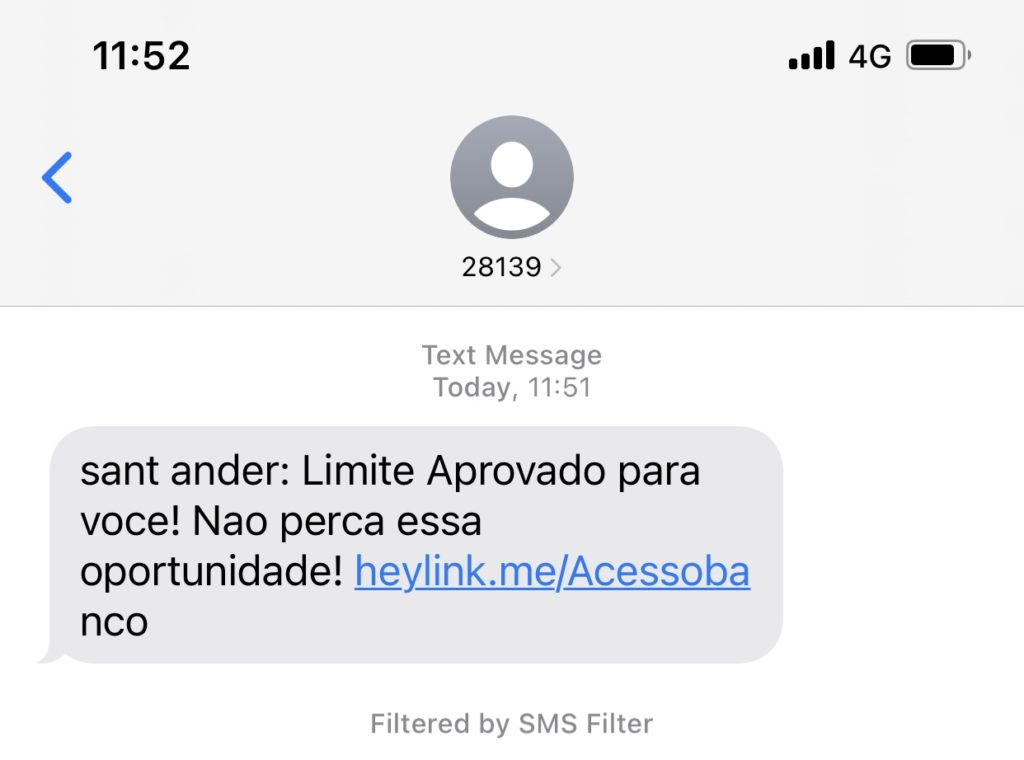 Golpe usa mensagem de texto falsa sobre compra no cartão de crédito no RS –  Clic News