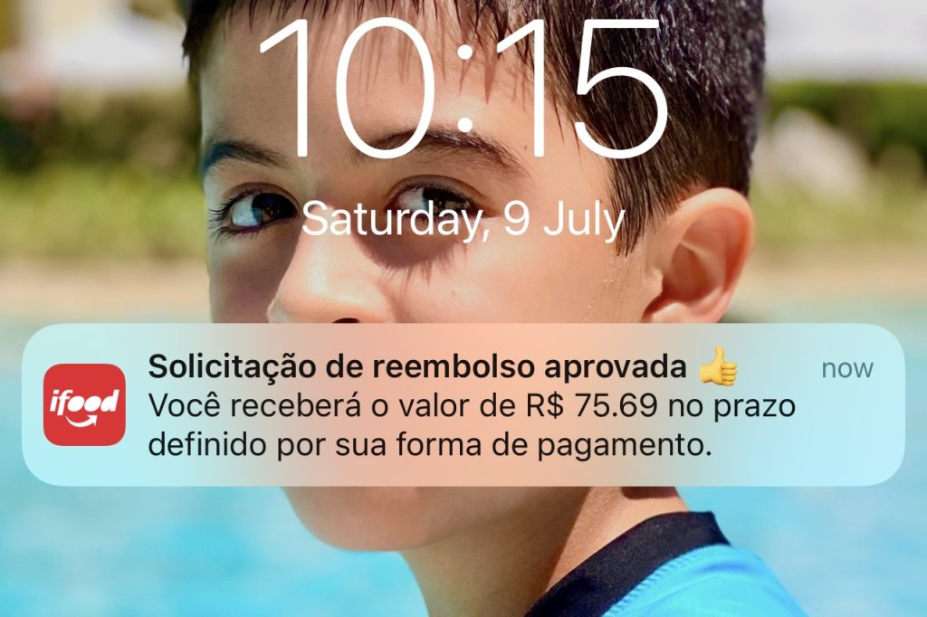 Como pedir reembolso no iFood