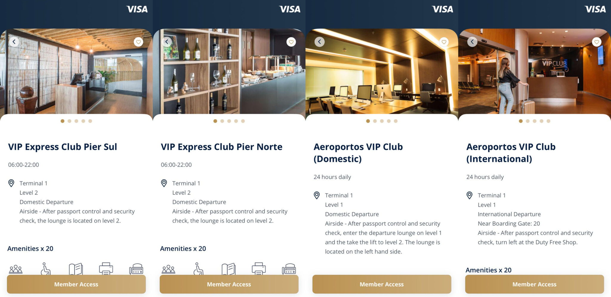 Aeroportos VIP Club fecha acordo com Visa Airport Companion em Brasília ...