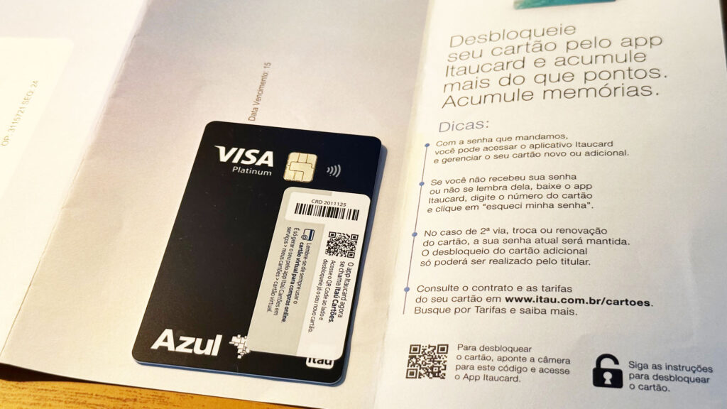 CHEGOU MEU CARTÃO TUDOAZUL VISA PLATINUM - COMO CONSEGUI FAZER