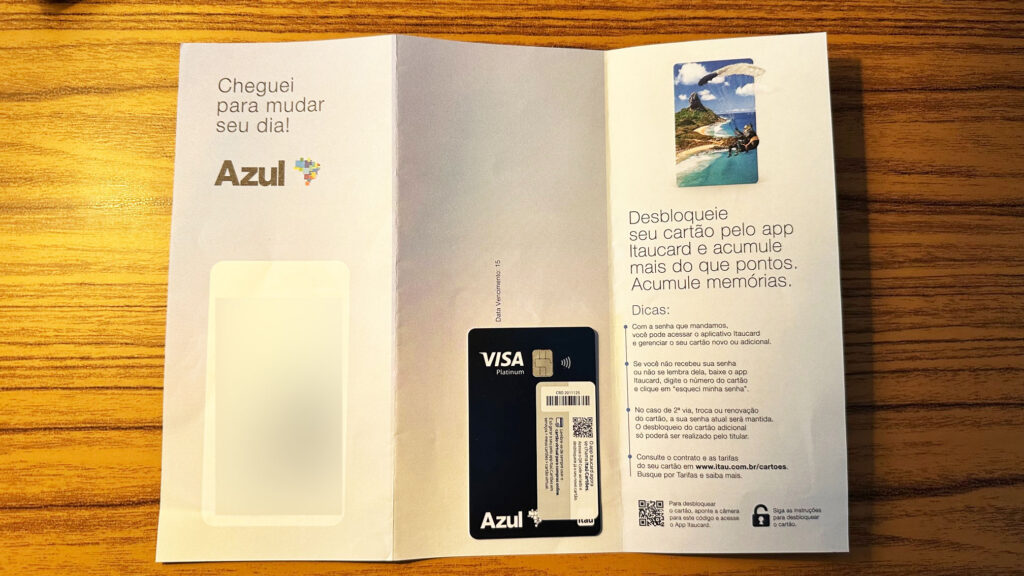 CHEGOU MEU CARTÃO TUDOAZUL VISA PLATINUM - COMO CONSEGUI FAZER