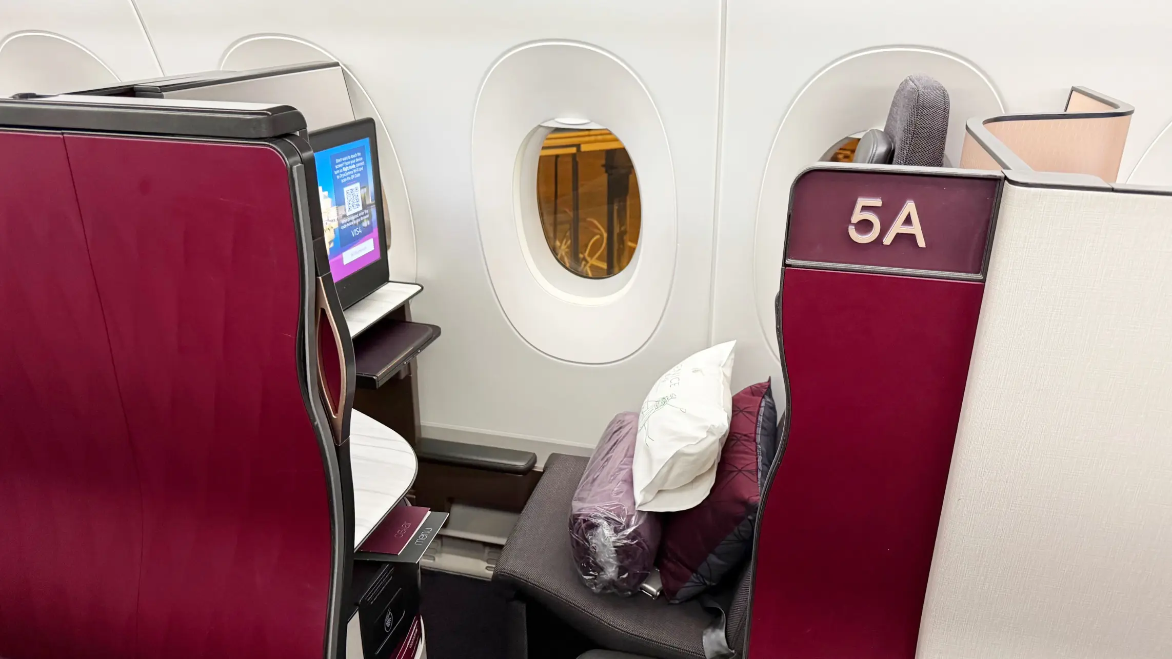 Qsuite da Qatar Airways