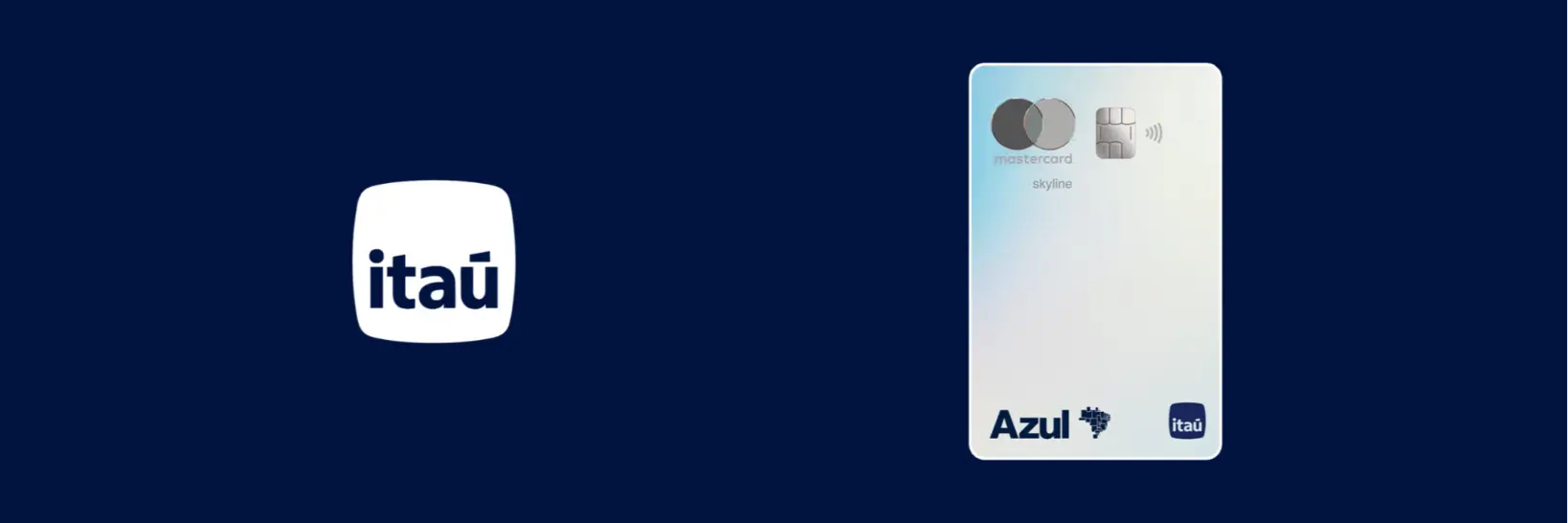 Cartão Itaú Azul.