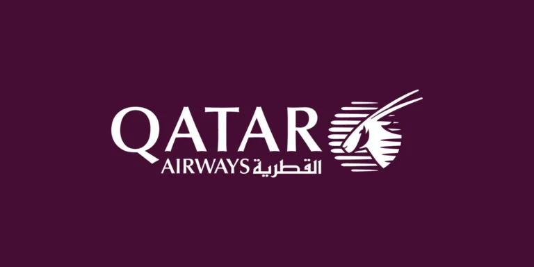 Logo Qatar Airways.