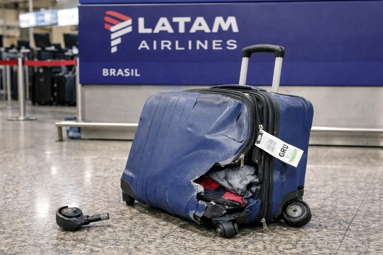 Mala quebrada pela LATAM