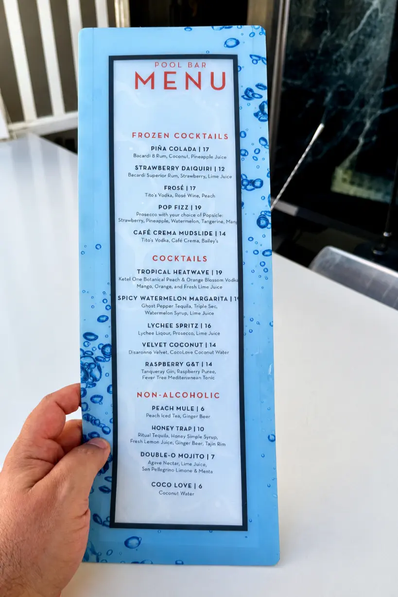 Pacote de bebidas Celebrity Cruises