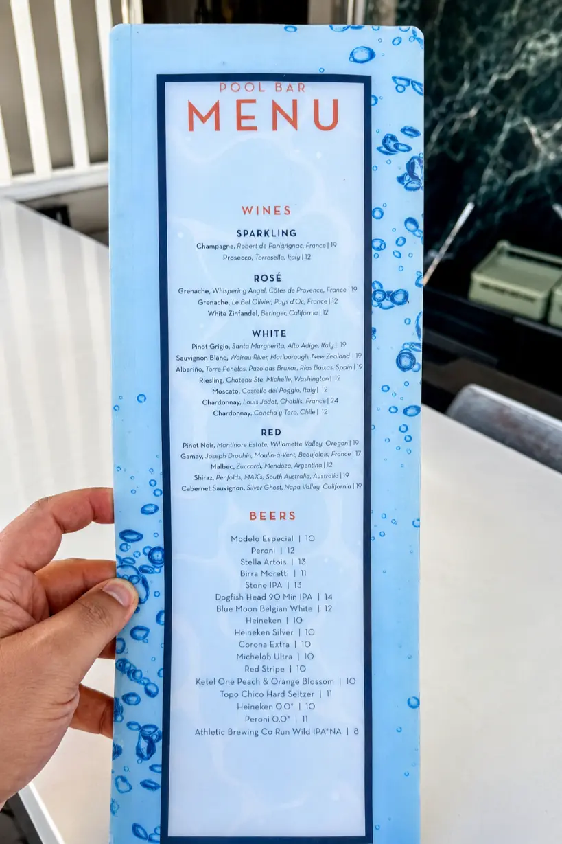 Pacote de bebidas Celebrity Cruises