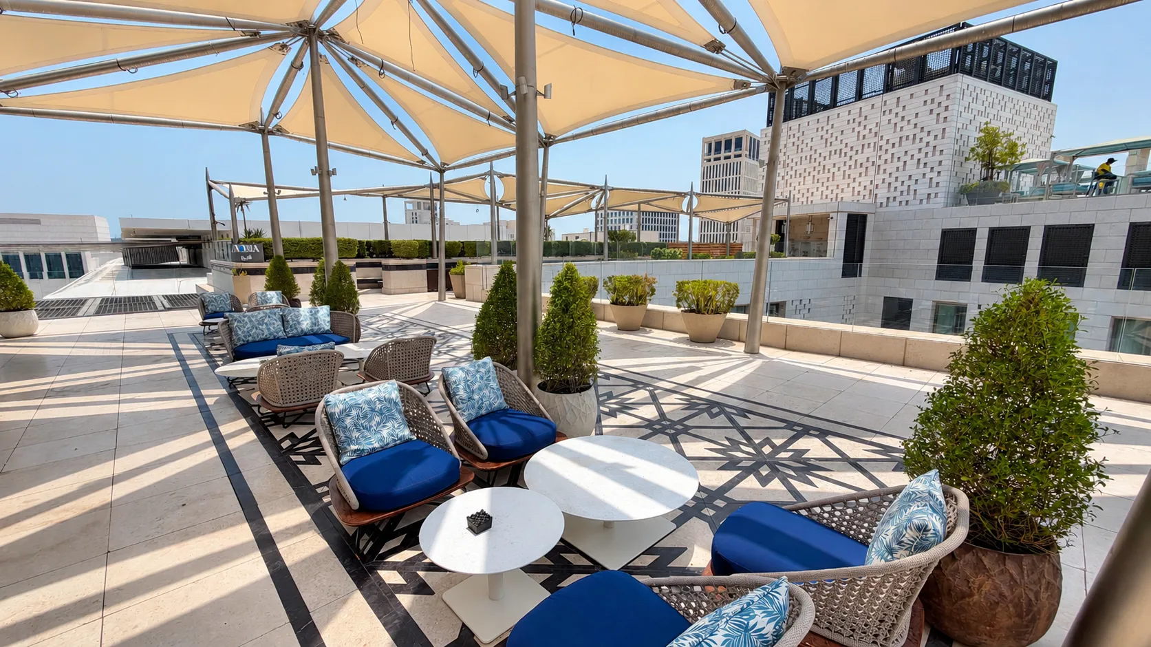 Área de lazer do Mandarin Oriental, Doha