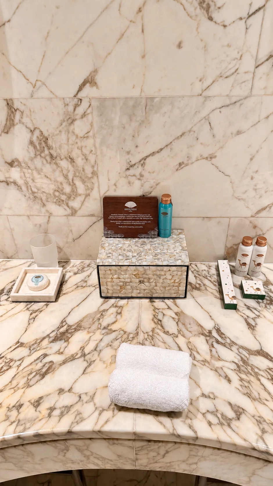 Banheiro do Mandarin Oriental, Doha