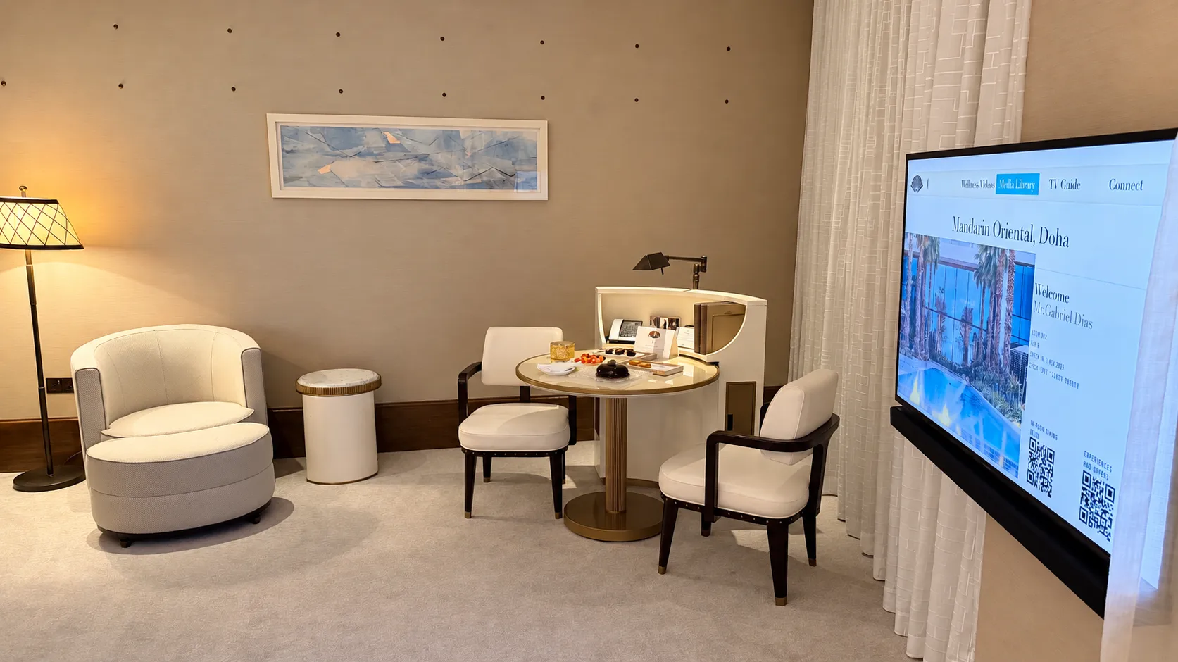 Quarto do Mandarin Oriental, Doha