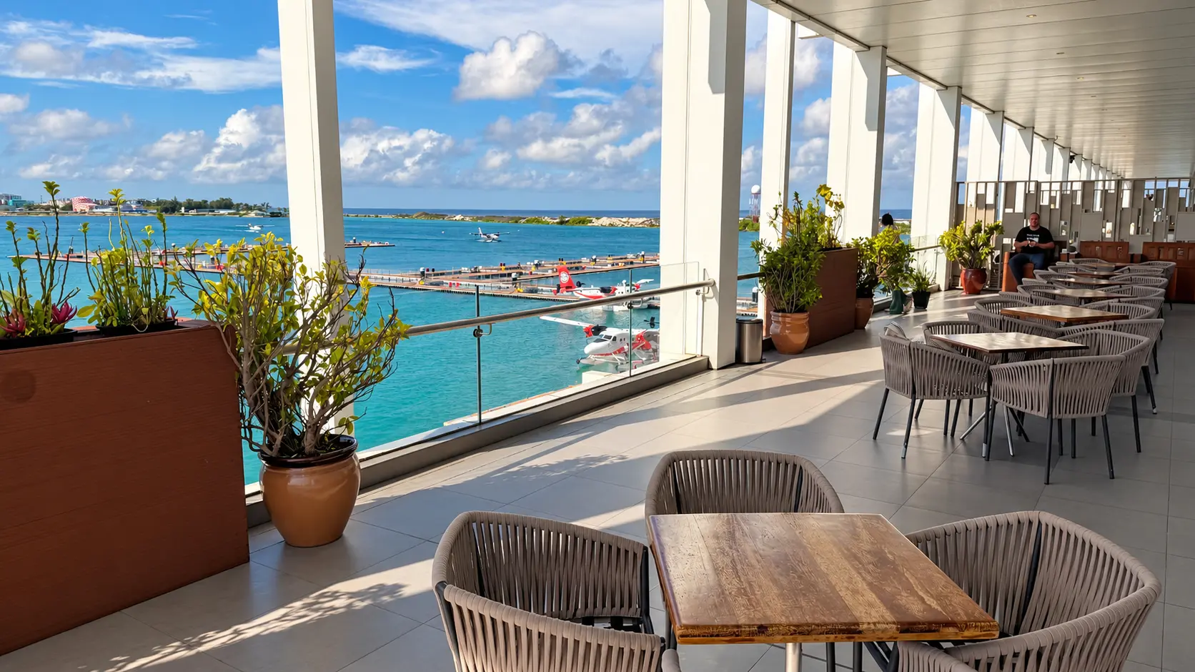 Sala VIP nas Maldivas: Coral Lounge