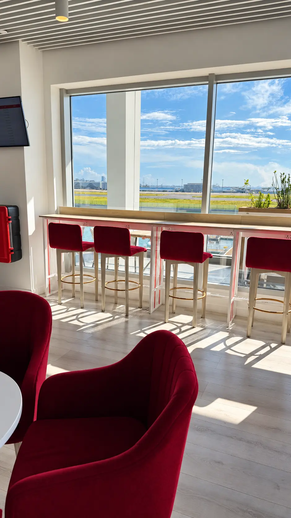 Sala VIP nas Maldivas: Coral Lounge