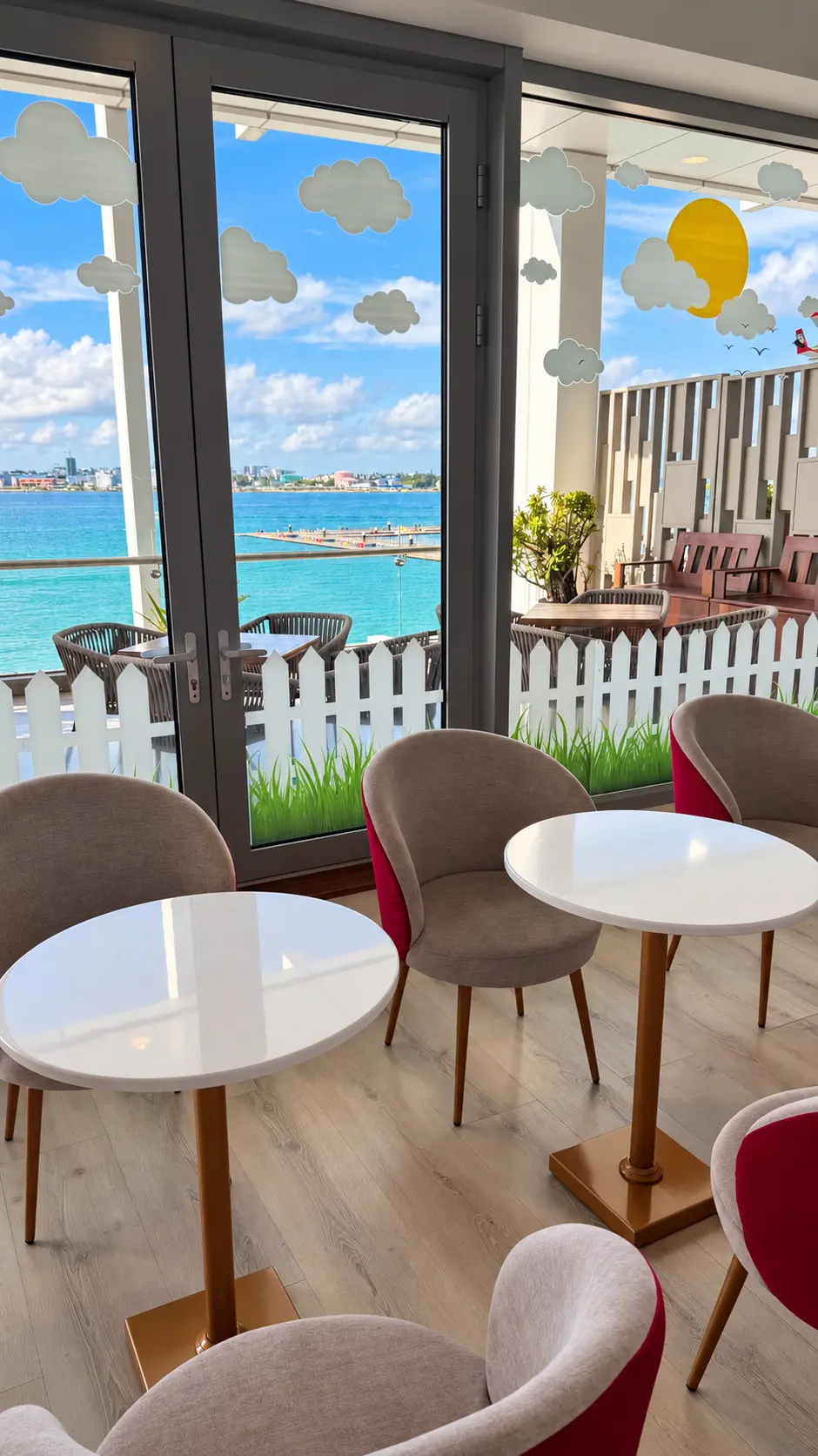 Sala VIP nas Maldivas: Coral Lounge