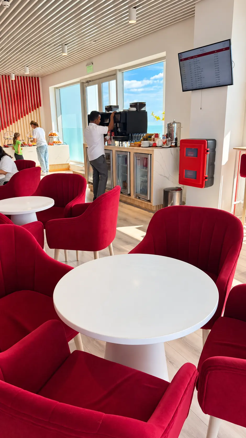 Sala VIP nas Maldivas: Coral Lounge