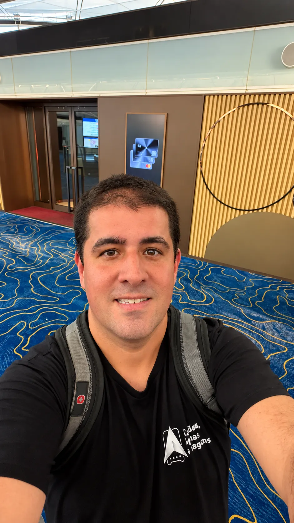 Gabriel Dias no Taste of Priceless no Aeroporto de Hong Kong